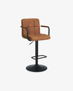 DUHOME swivel adjustable bar stools with backs