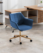 DUHOME velvet swivel chair office