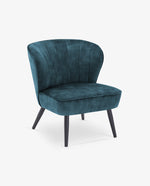 Hartford Armless Velvet Slipper Chair