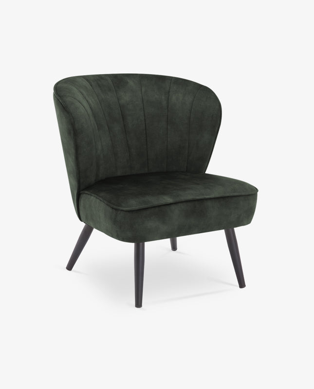 chelidon velvet slipper chair