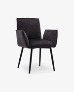 DUHOME accent dining chairs black