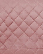 DUHOME diamond stitch bar stool pink details