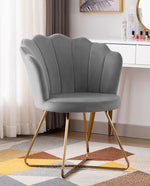 grey lotus accent chair for bedroom