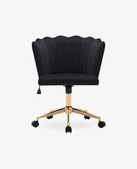 DUHOME lotus velvet armchair Black online shopping