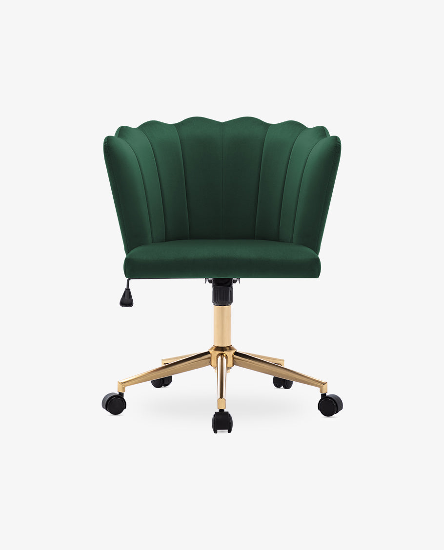 Swivel Kendall Chair Bottle Green Velvet Desk Chair Dunelm Kendall