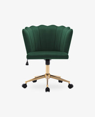 DUHOME lotus velvet accent tub chair Dark Green  high quality