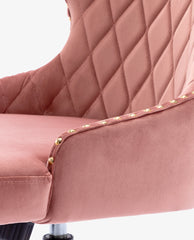 DUHOME diamond stitch office chair pink display