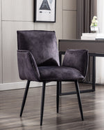 DUHOME accent dining chairs black high quality