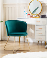 green velvet barrel chair for living room