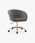 DUHOME barrel back swivel chair