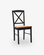 Spokane Cross-Back Dining Chairs Set of 2