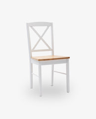 Spokane Cross-Back Dining Chairs Set of 2