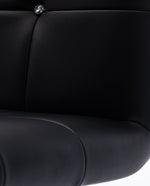 Black Rhinestone Tufted Task Chair with Soft Cushion