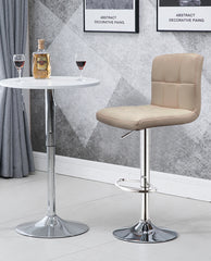 ivory pu bar stools