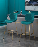 DUHOME kitchen bar stools atrovirens details