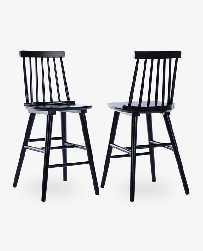 Tuolumne Spindle Wood Counter Stools Set of 2