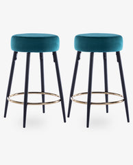 24"/30" Houston Round Bar Stools Set of 2