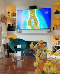 Seattle Crisscross Papasan Accent Chair