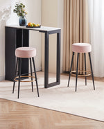 24"/30" Houston Round Bar Stools Set of 2