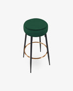 30" Houston Round Velvet Bar Stool (1pc Only)