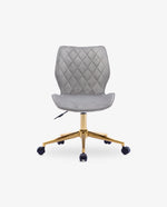 DUHOME comfortable armless desk chair grey online shopping