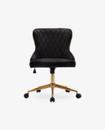 DUHOME comfy office chairs dark grey display