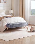Ponce Channel Quilting Bedroom Bench