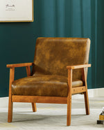 Tumon Wooden Frame Lounge Accent Chair