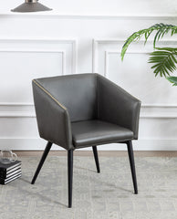 DUHOME cheap faux leather armchairs