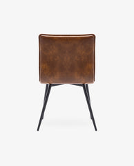 DUHOME 4 faux leather dining chairs