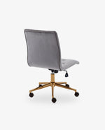 DUHOME button back office chair grey details