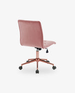 DUHOME buttoned chair pink online shopping