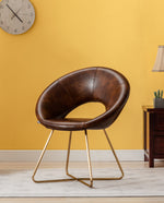 DUHOME Natchez brown papasan chair of high quality