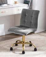 Rhinestone Tufted Task Chair for Working from Home