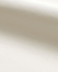 Rhinestone Tufted Task Chair Made of White Faux Leather