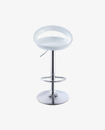 DUHOME swivel bar stools white display