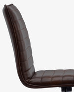 DUHOME desk swivel chairs dark brown details