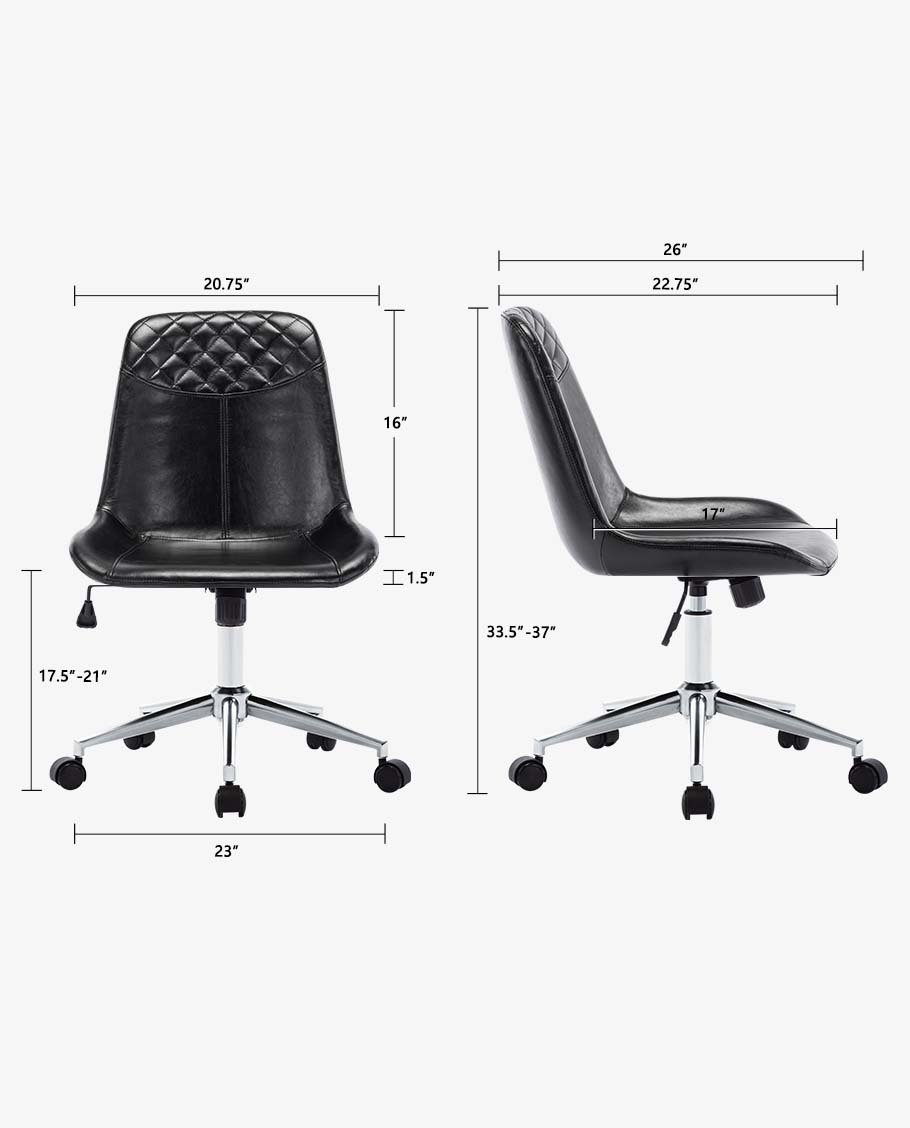 Duval PU Swivel Office Chair – 2bmod