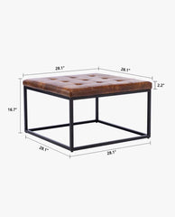 Telluride Square Tufted Upholstered Ottoman