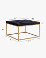 Buffalo Square Tufted Upholstered Ottoman
