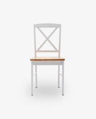 Spokane Cross-Back Dining Chairs Set of 2