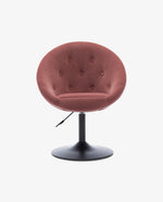DUHOME button tufted chair pink details