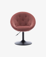 DUHOME button tufted chair pink details
