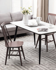 Memphis Wood Dining Chairs Set of 2