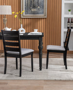 Bardstown Ladder Back Wooden Chairs Set of 2
