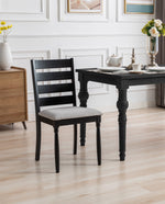 Bardstown Ladder Back Wooden Chairs Set of 2