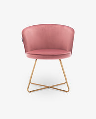 Duhome velvet barrel chair