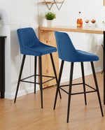 DUHOME counter height padded chairs