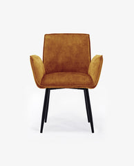 DUHOME dining chairs with arms yellow online shopping