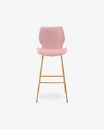 DUHOME diamond stitch bar stool pink high quality